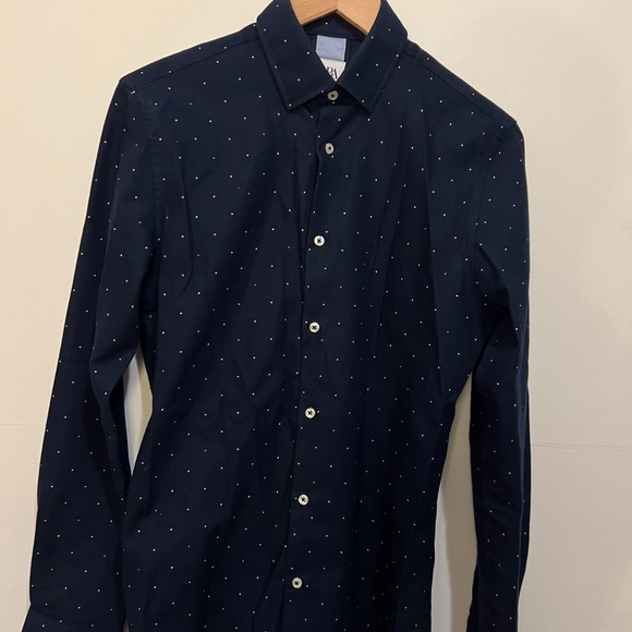 Zara Dotted button down shirt - Picture 2 of 3
